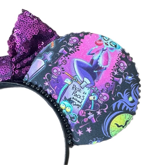 Women’s Handmade Disney Inspired HAUNTED MANSION Minnie Ears - NWOT - Picture 6 of 6